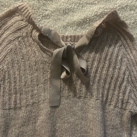 Pastel Purple Maurice’s Tie Back/Open Back Sweater - Picture 3 of 6